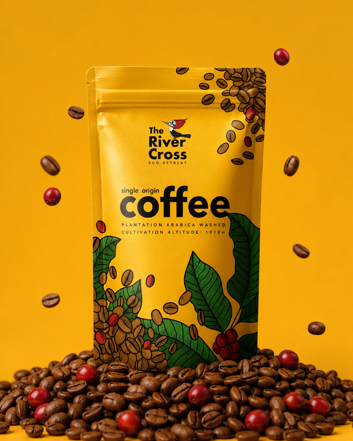 The River Cross single-origin coffee packaging